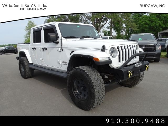Used 2021 Jeep Gladiator Overland with VIN 1C6JJTFM7ML564656 for sale in Burgaw, NC