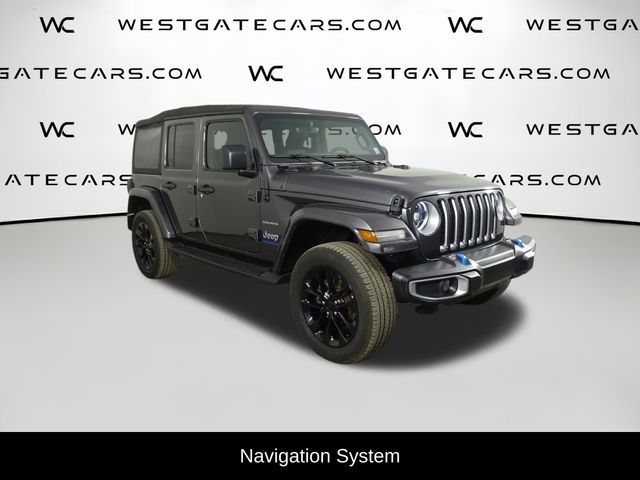 Used 2023 Jeep Wrangler 4xe Sahara 4XE with VIN 1C4JJXP60PW580510 for sale in Burgaw, NC