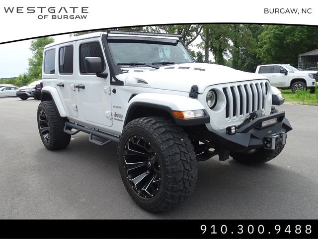 Used 2019 Jeep Wrangler Unlimited Sahara with VIN 1C4HJXEG4KW576754 for sale in Burgaw, NC