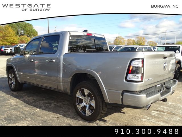Used 2019 RAM Ram 1500 Pickup Laramie with VIN 1C6SRFJT8KN687459 for sale in Burgaw, NC