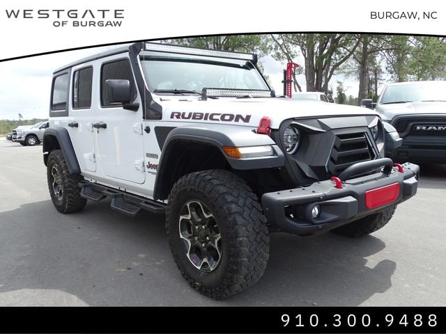 Used 2020 Jeep Wrangler Unlimited Rubicon Recon with VIN 1C4HJXFN9LW262354 for sale in Burgaw, NC