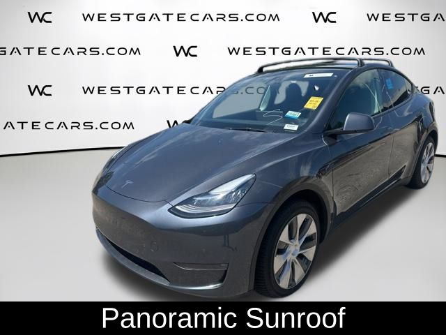 Used 2021 Tesla Model Y Long Range with VIN 5YJYGDEE2MF232259 for sale in Wake Forest, NC