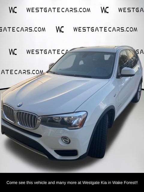 Used 2016 BMW X3 sDrive28i with VIN 5UXWZ7C52G0T43269 for sale in Wake Forest, NC