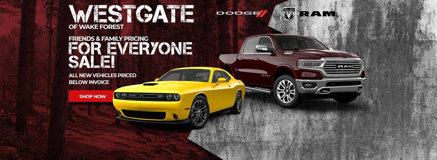Westgate Dodge Ram Wake Forest New Dodge, Ram Dealership in Wake