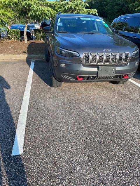 Used 2022 Jeep Cherokee Trailhawk with VIN 1C4PJMBX3ND508282 for sale in Wake Forest, NC