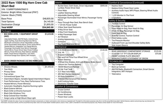 2022 RAM Ram 1500 Pickup Big Horn/Lone Star - Photo 15