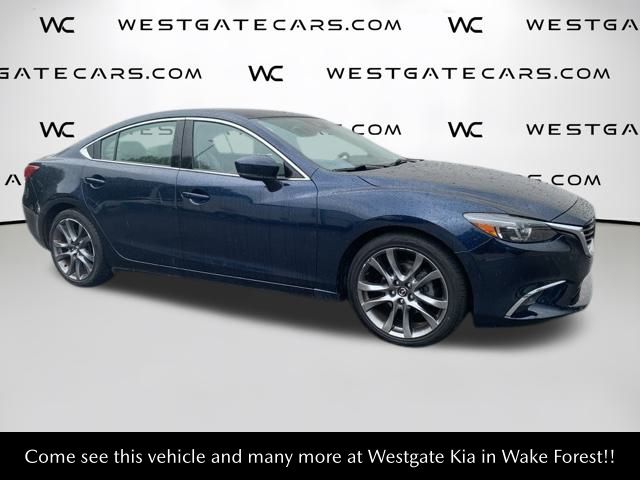 Certified 2017 Mazda Mazda6 i Grand Touring with VIN JM1GL1W56H1138484 for sale in Wake Forest, NC