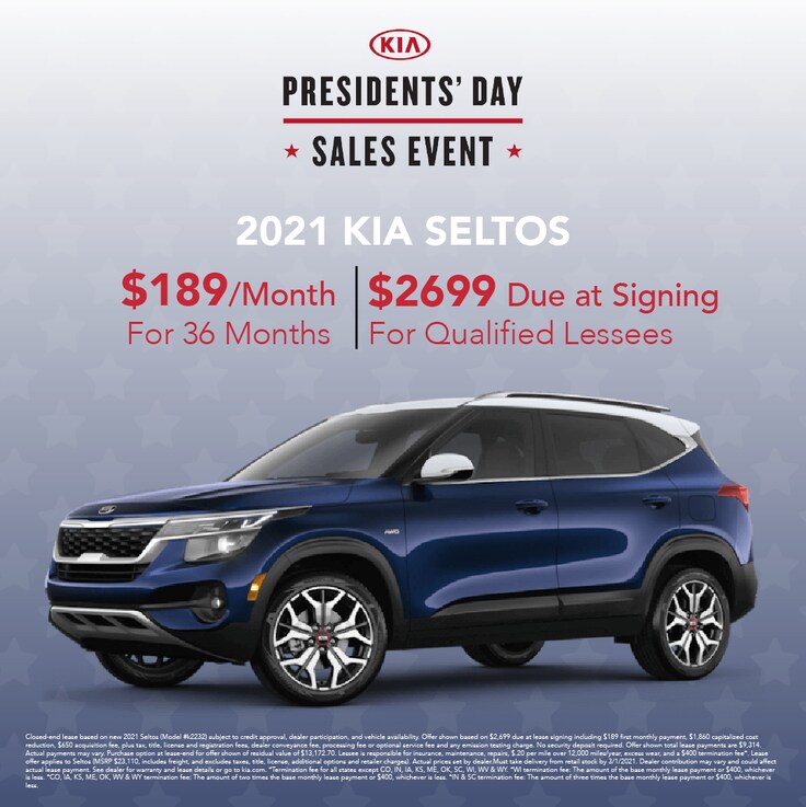 Kia Presidents Day Sale 2021 Kia Lease Deals And Special