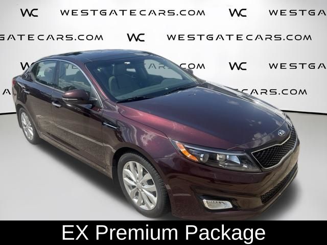 Used 2014 Kia Optima EX with VIN 5XXGN4A79EG317767 for sale in Wake Forest, NC
