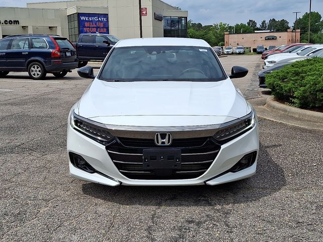 Used 2022 Honda Accord Sport with VIN 1HGCV1F36NA002828 for sale in Raleigh, NC