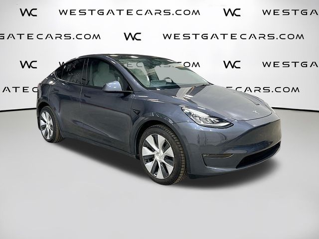 Used 2021 Tesla Model Y Long Range with VIN 5YJYGDEE2MF195987 for sale in Raleigh, NC