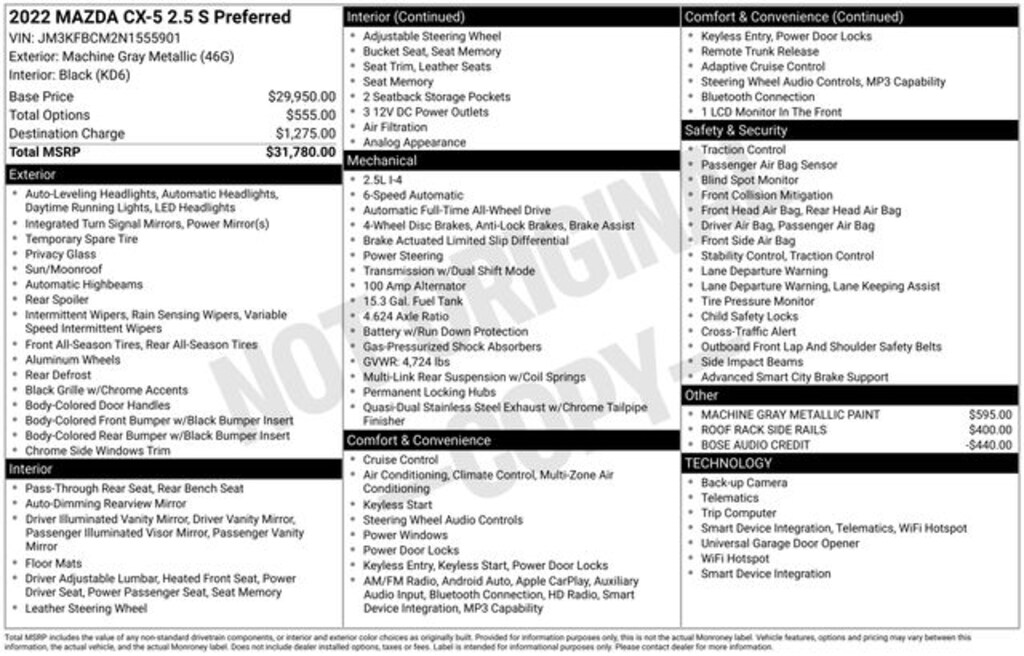 Used 2022 Mazda CX-5 2.5 S Preferred Package SUV