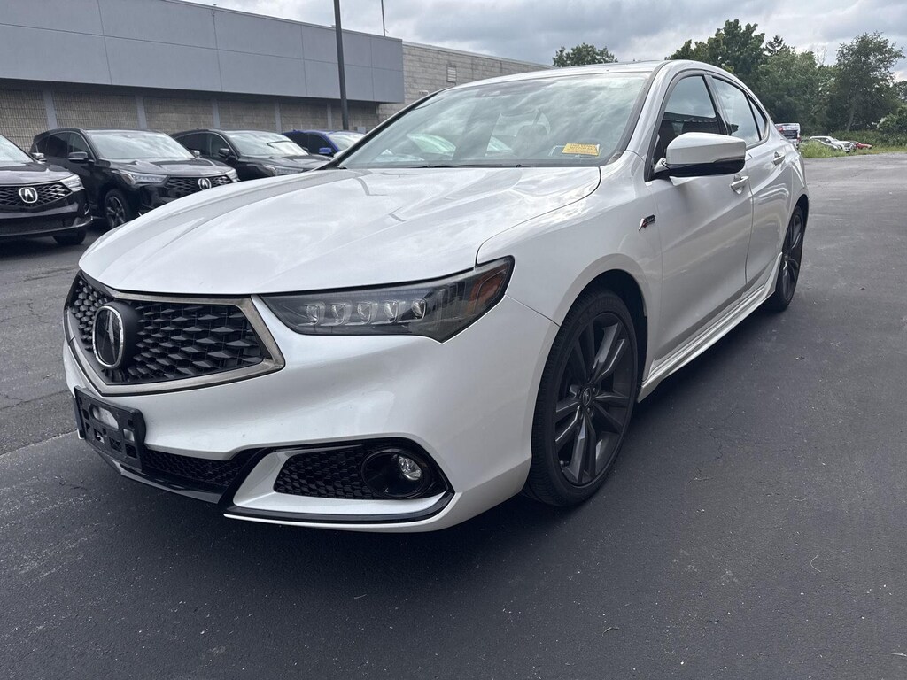 Used 2020 Acura TLX w/Technology/A-Spec Pkg Red Leather Sedan