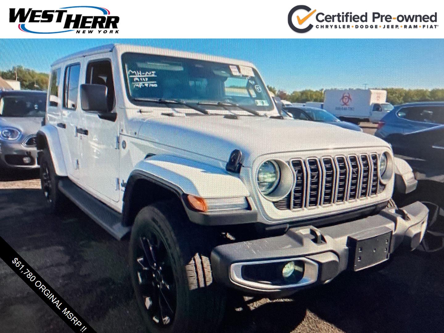 Certified 2025 Jeep Wrangler 4xe Sahara SUV