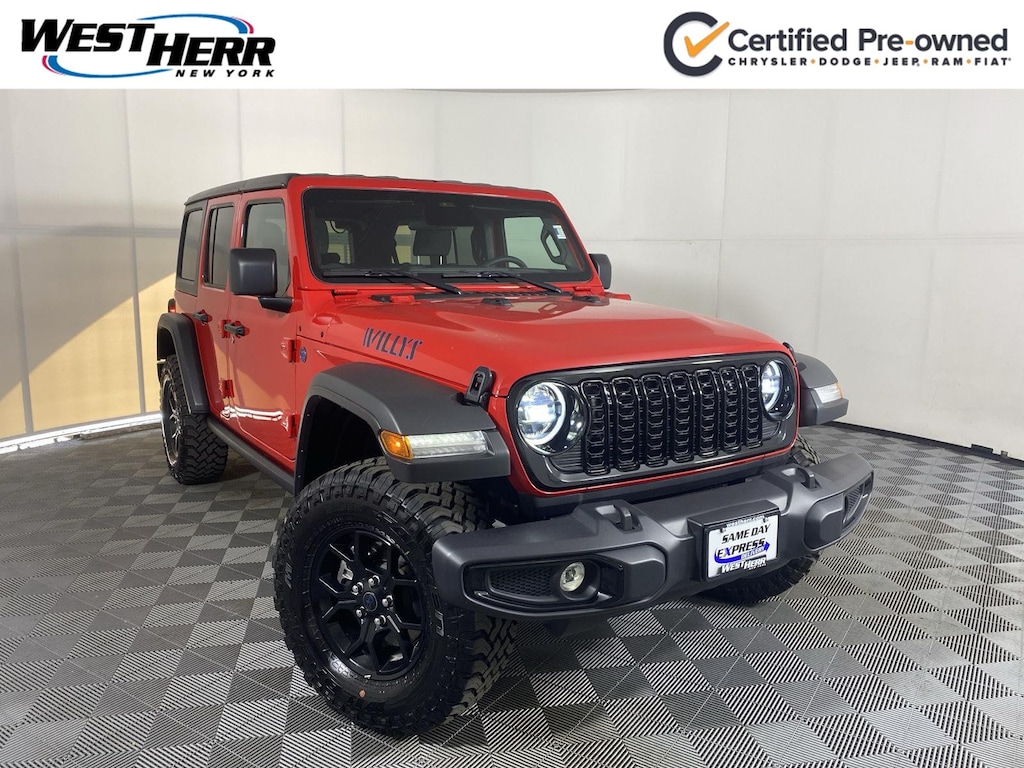 Certified 2025 Jeep Wrangler 4xe Willys SUV