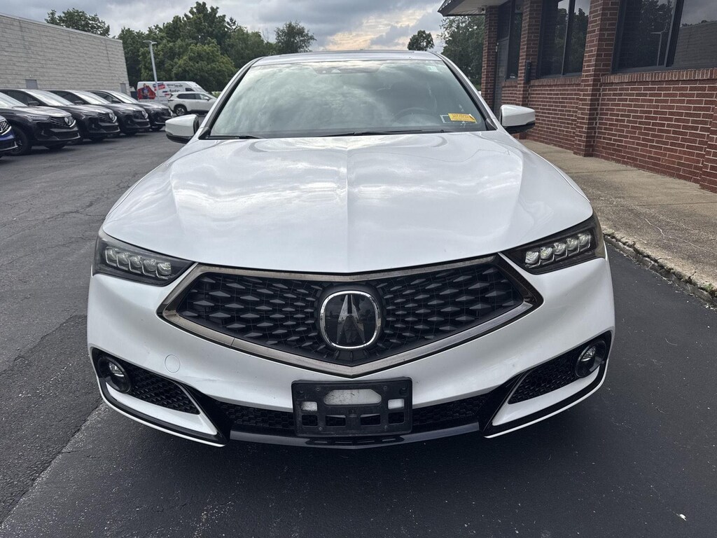 Used 2020 Acura TLX w/Technology/A-Spec Pkg Red Leather Sedan