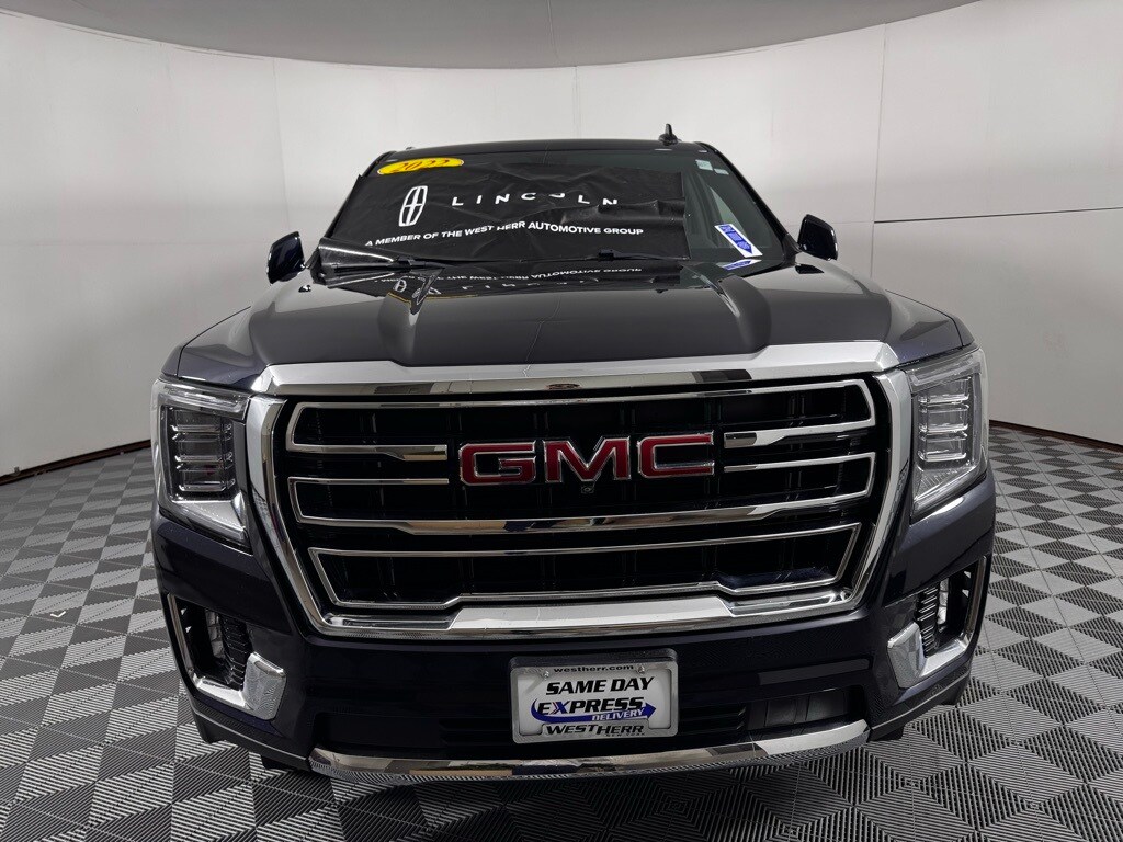 Used 2022 GMC Yukon XL SLT with VIN 1GKS2GKD7NR260642 for sale in Getzville, NY