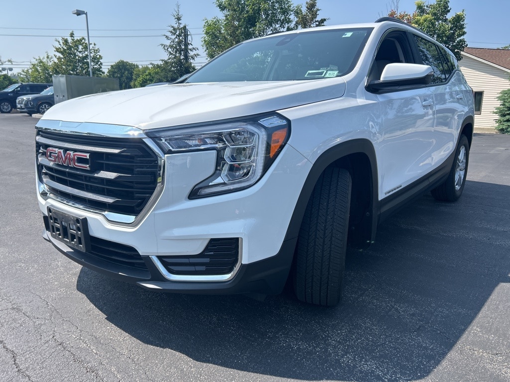 Used 2023 GMC Terrain SLE with VIN 3GKALTEG5PL173713 for sale in Getzville, NY