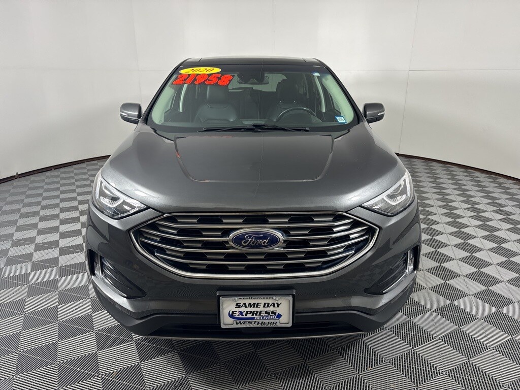 Used 2020 Ford Edge SEL with VIN 2FMPK4J95LBB55932 for sale in Getzville, NY