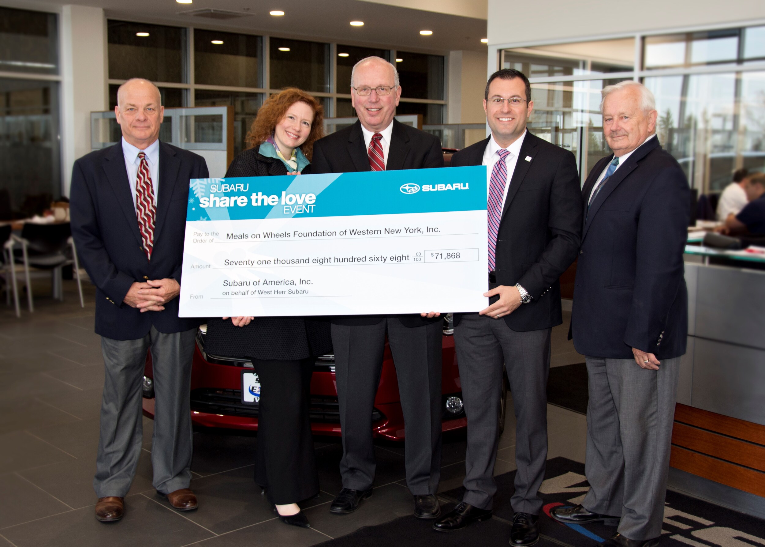 West Herr Subaru >> West Herr Subaru Shares The Love With Meals On Wheels West Herr Subaru >> West Herr Subaru Shares The Love With Meals On Wheels