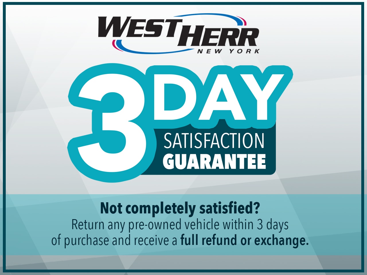 Why Buy from West Herr Auto Group?