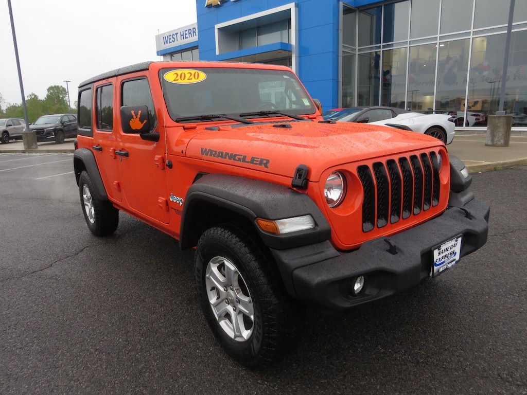 Used 2020 Jeep Wrangler Unlimited Sport S SUV
