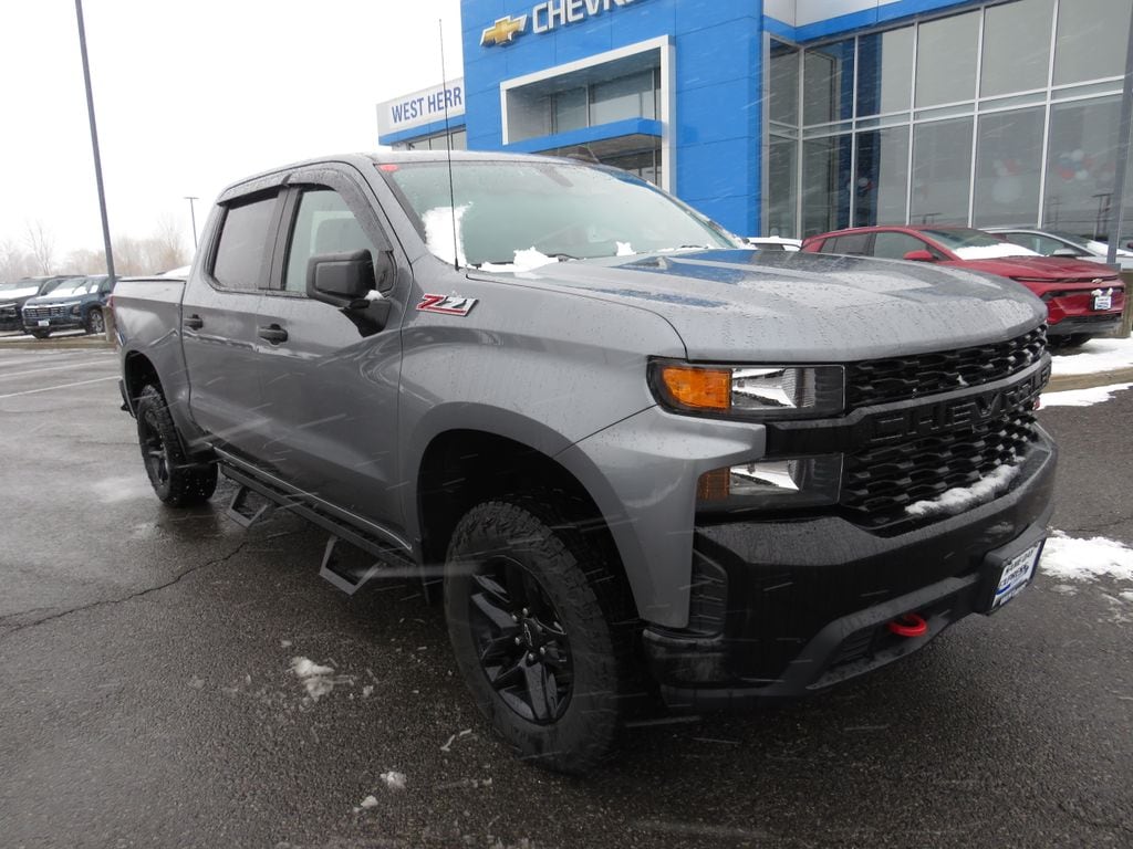 Used 2021 Chevrolet Silverado 1500 Custom Trail Boss Truck Crew Cab