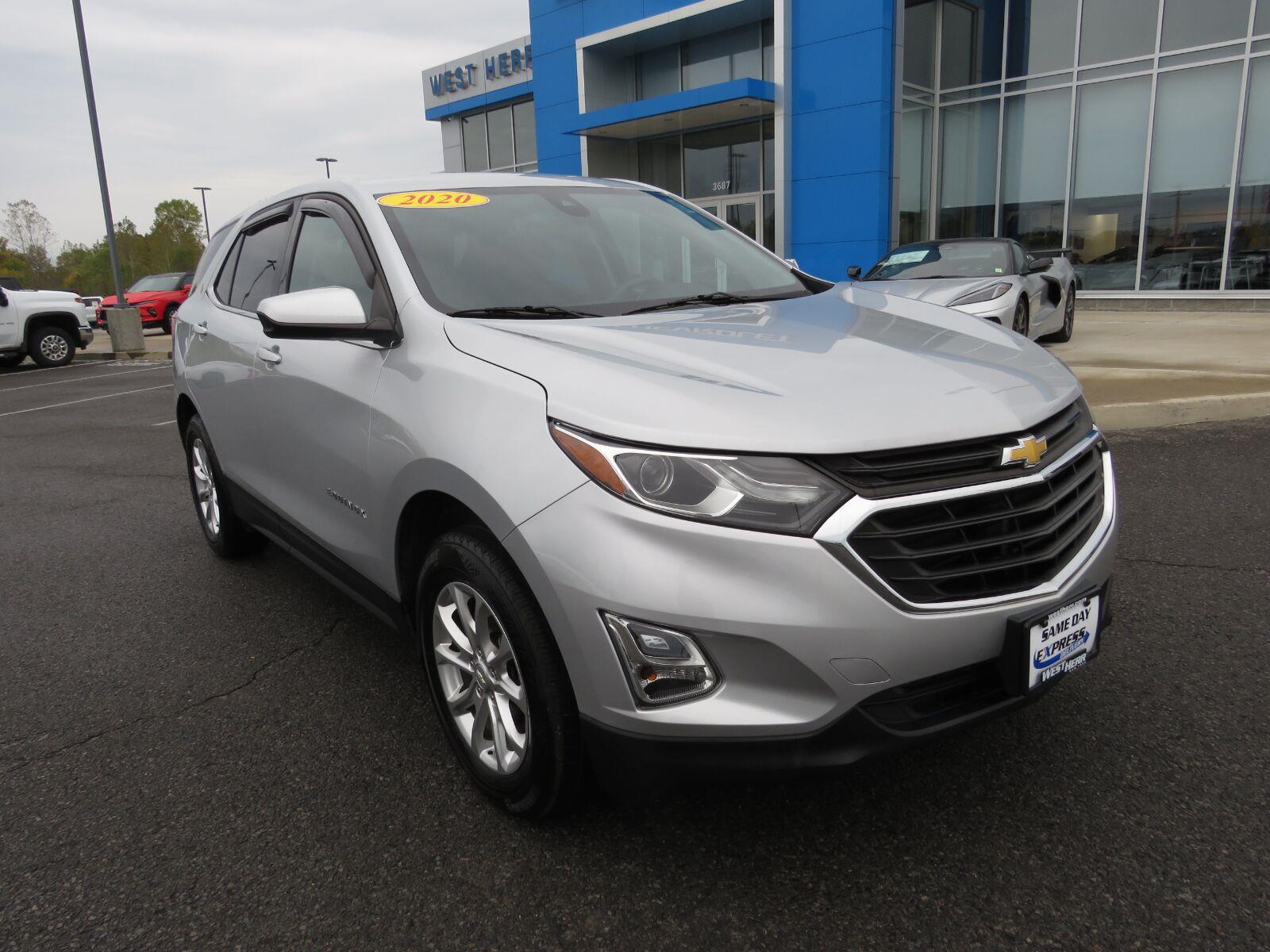 Used 2020 Chevrolet Equinox LT with VIN 2GNAXUEV6L6122683 for sale in Getzville, NY