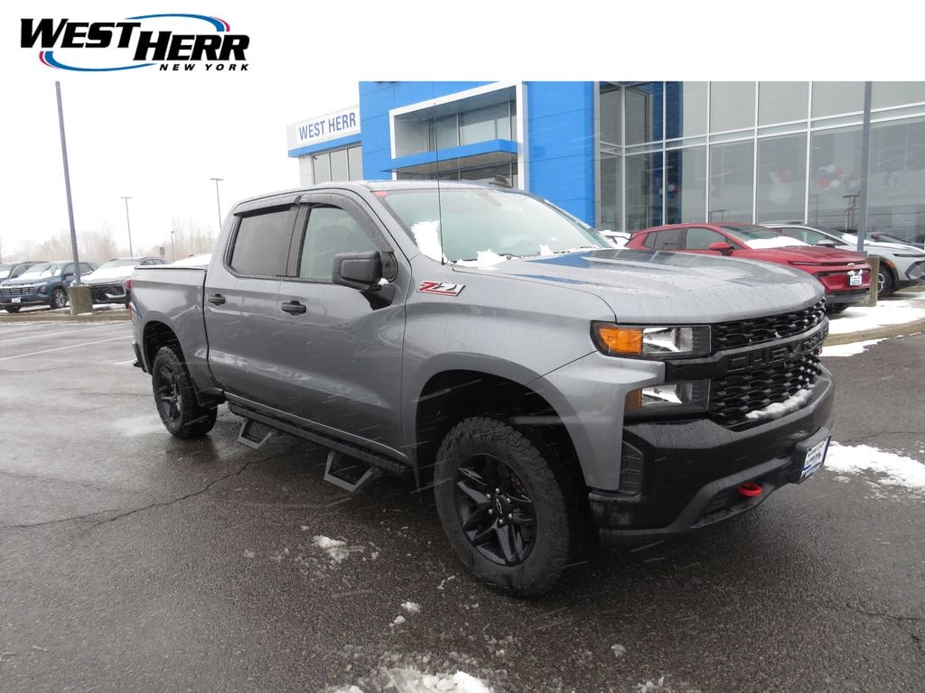 Used 2021 Chevrolet Silverado 1500 Custom Trail Boss Truck Crew Cab