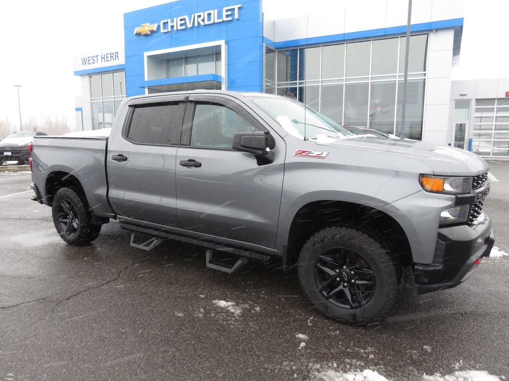 Used 2021 Chevrolet Silverado 1500 Custom Trail Boss Truck Crew Cab