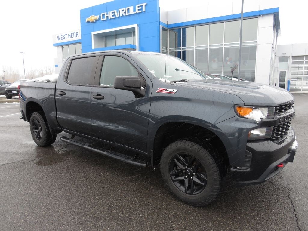 Used 2019 Chevrolet Silverado 1500 Custom Trail Boss Truck Crew Cab