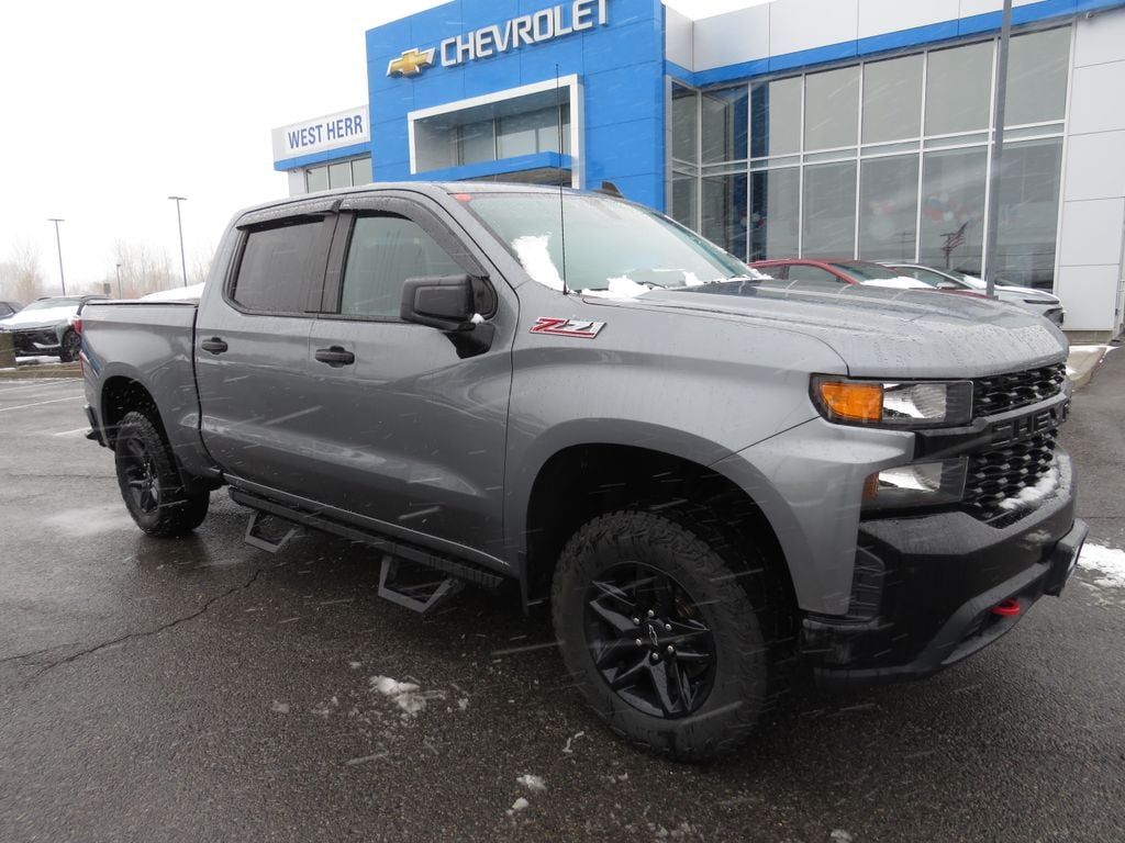 Used 2021 Chevrolet Silverado 1500 Custom Trail Boss Truck Crew Cab