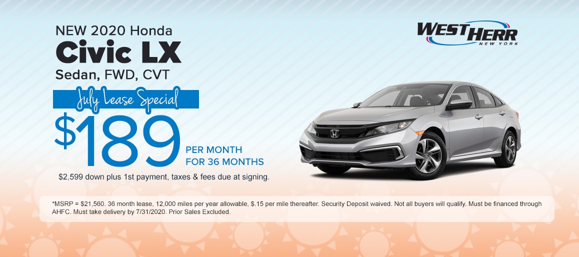 New 20192020 Honda and Used Car Dealership in Lockport, NY at West