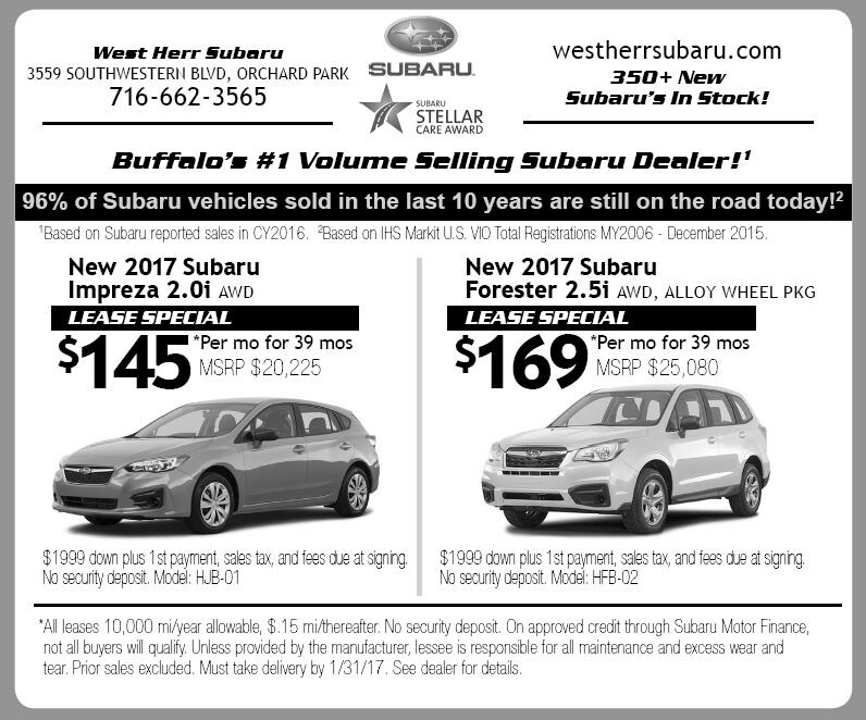 West Herr Subaru >> West Herr Subaru | Buffalo News Ad West Herr Subaru >> West Herr Subaru | Buffalo News Ad