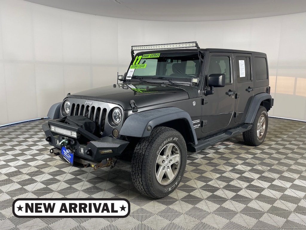 Used 2017 Jeep Wrangler JK Unlimited Sport 4x4 SUV