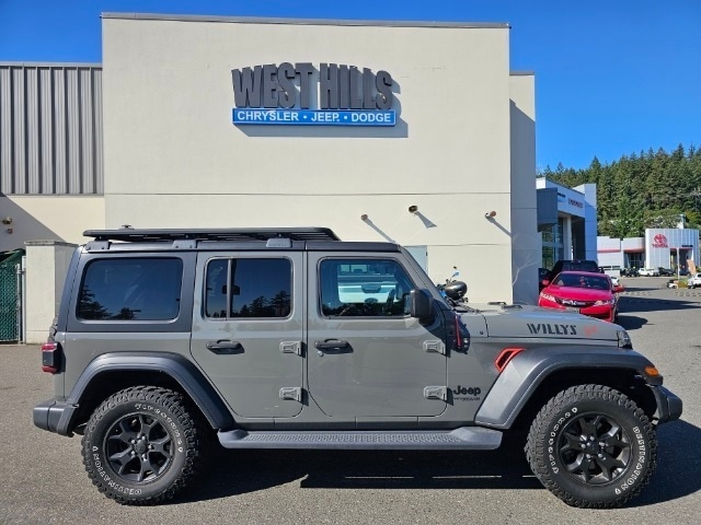 Certified 2020 Jeep Wrangler Unlimited Willys with VIN 1C4HJXDG3LW169334 for sale in Bremerton, WA