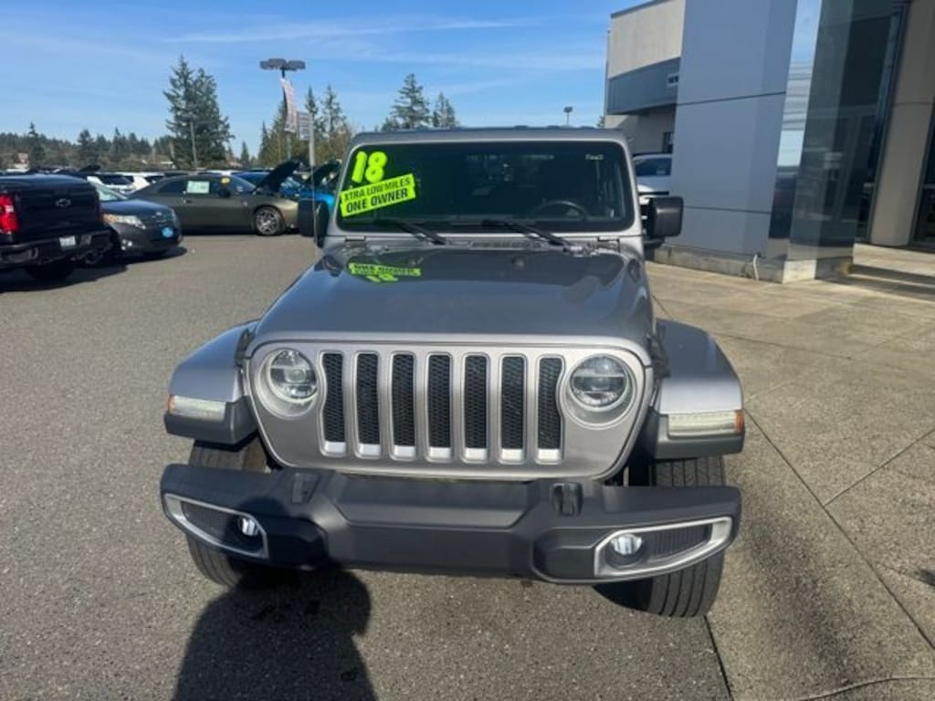 Used 2018 Jeep Wrangler Unlimited Sahara 4x4 SUV