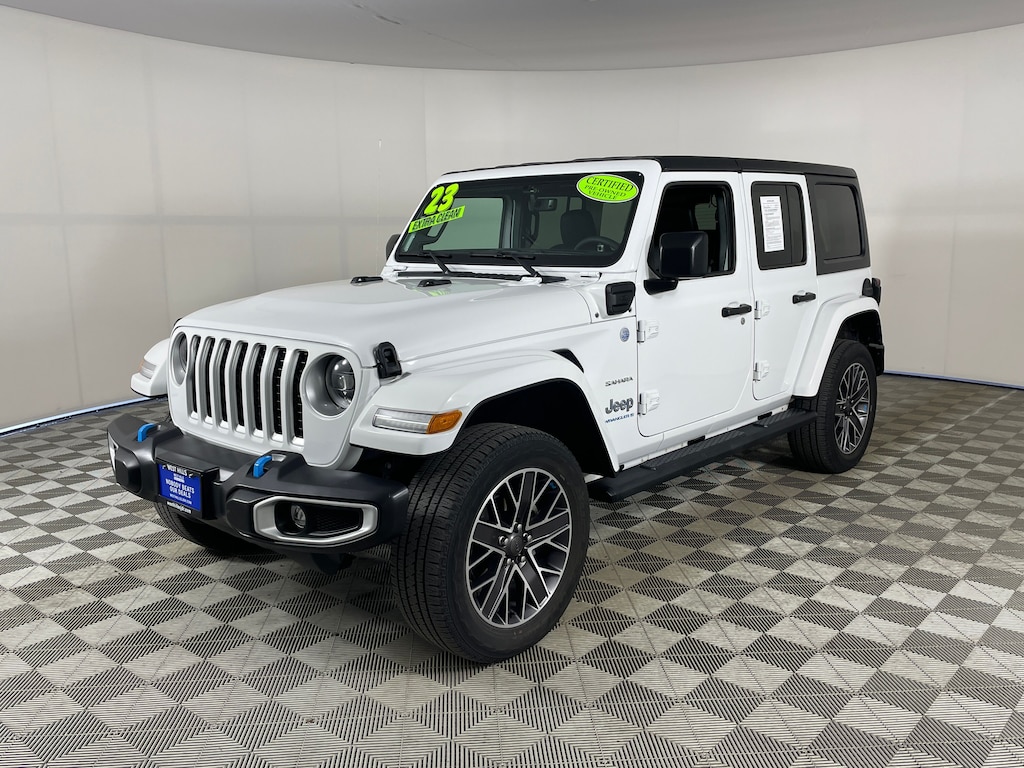 Certified 2023 Jeep Wrangler 4xe Sahara SUV