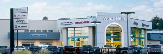 West Hills Chrysler Dodge Jeep Ram Dealership