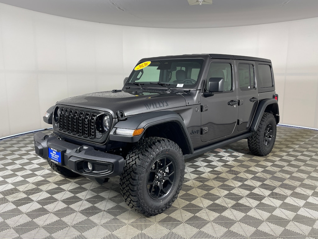 New 2026 Jeep Wrangler 4-DOOR WILLYS Sport Utility