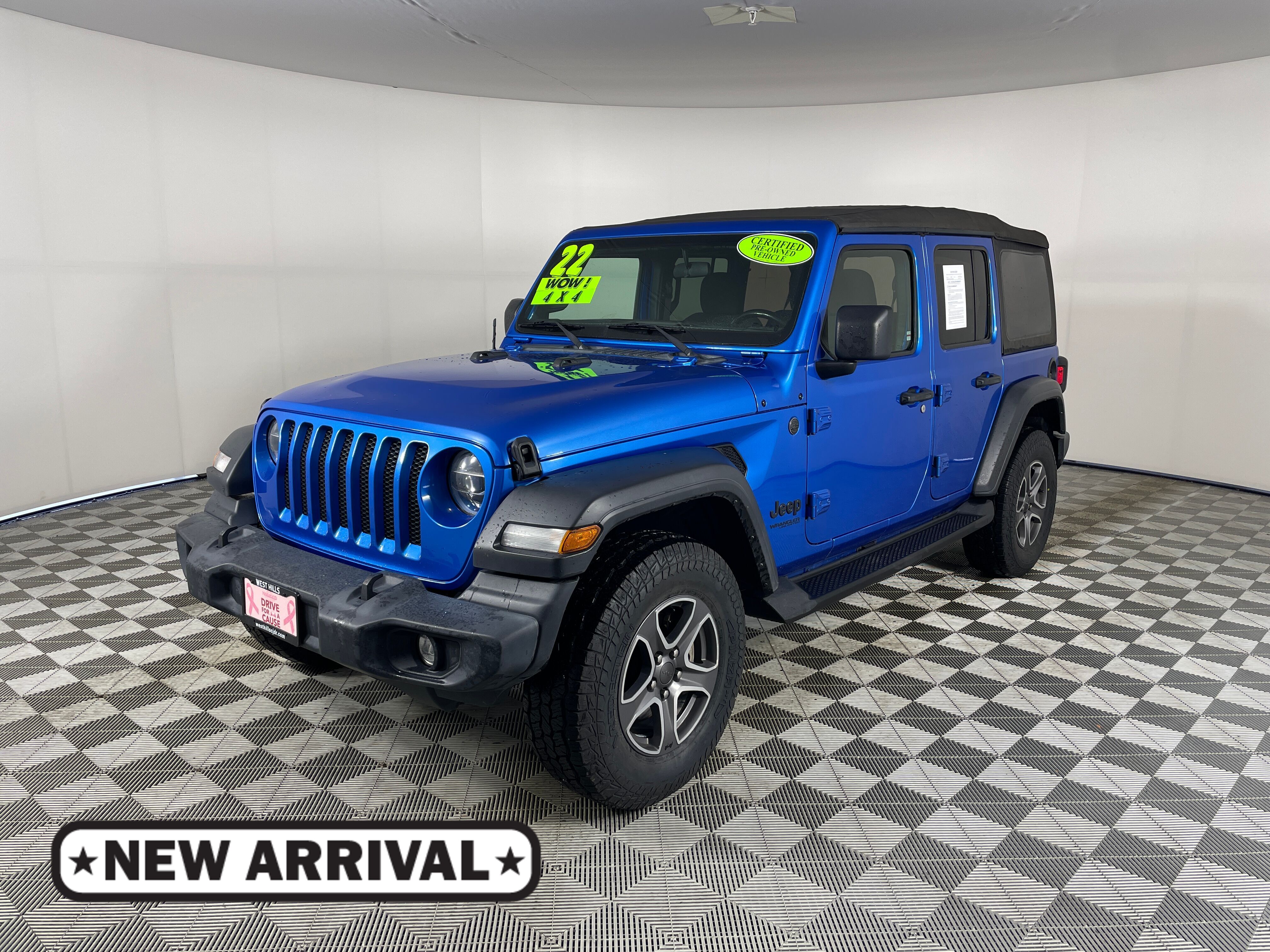 Certified 2022 Jeep Wrangler Unlimited Sport SUV