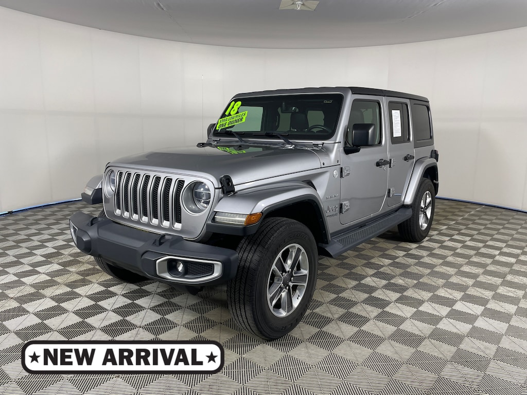 Used 2018 Jeep Wrangler Unlimited Sahara 4x4 SUV