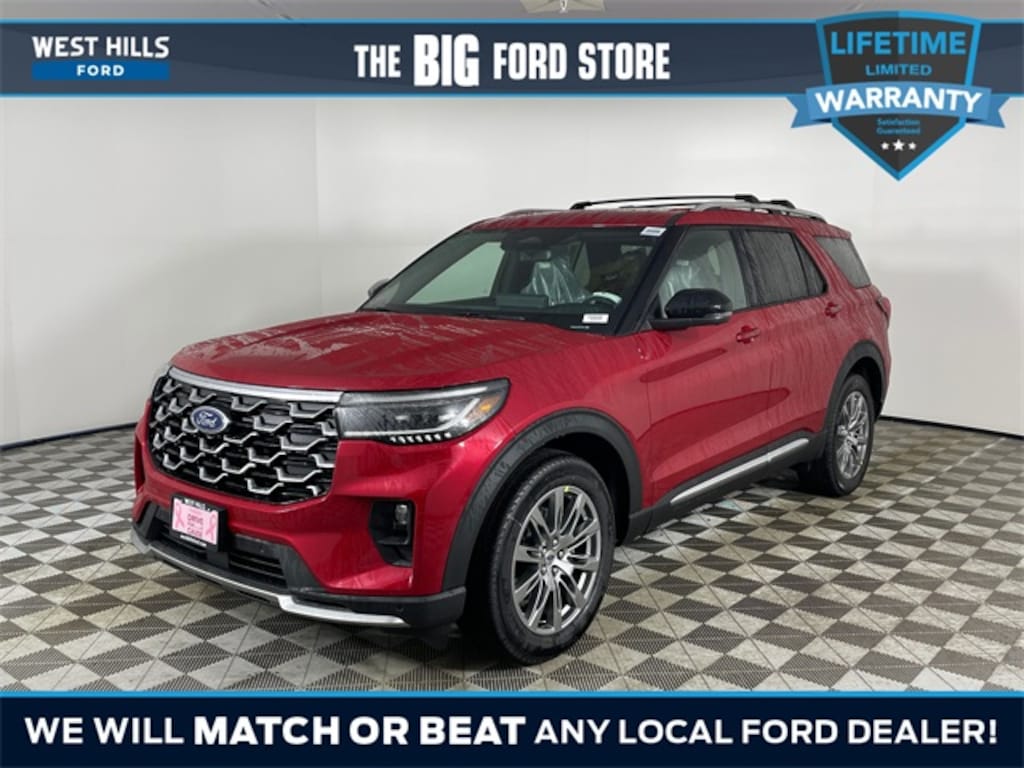 New 2026 Ford Explorer Platinum SUV