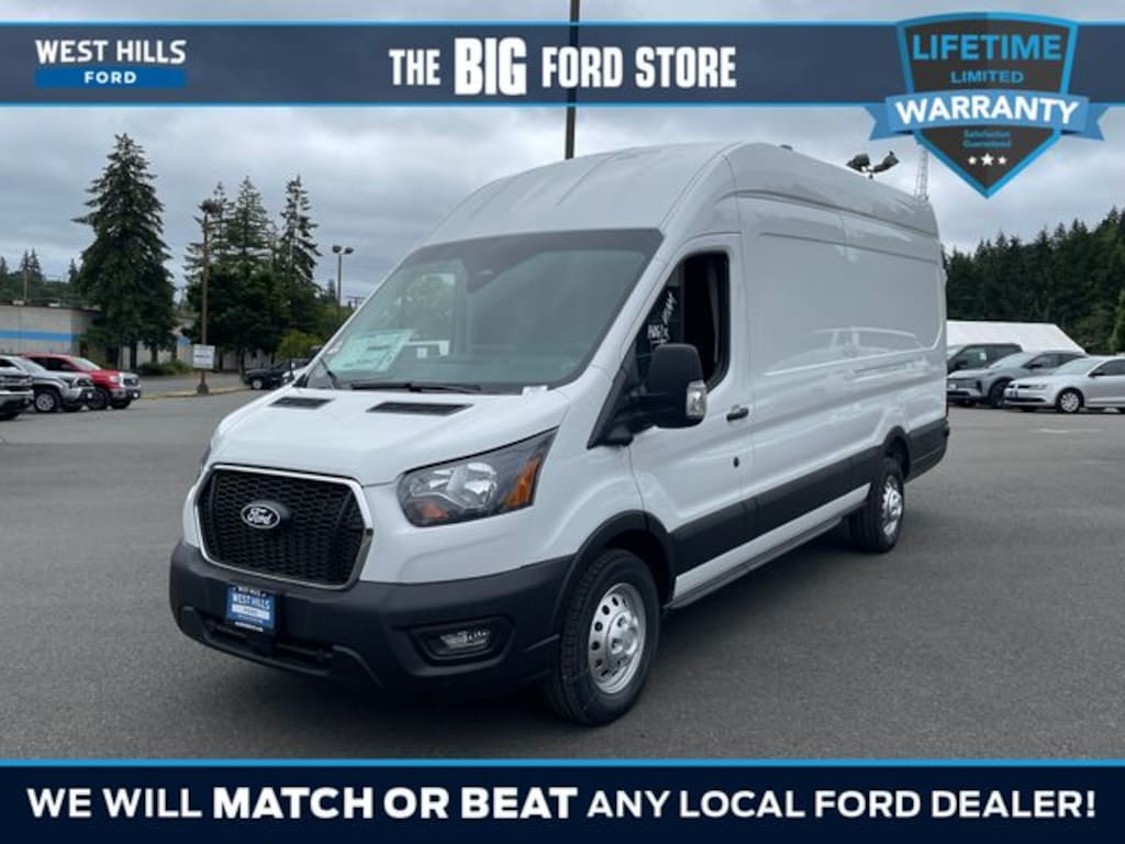New 2026 Ford Transit-350 Cargo Base Van High Roof Ext. Van