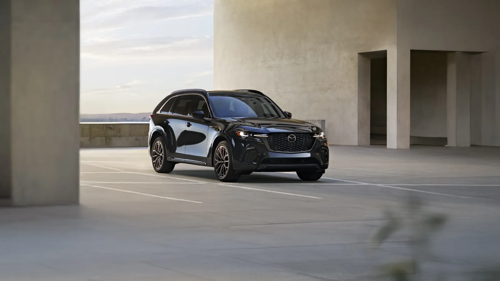 2026 Mazda CX-70 exterior showcasing its sleek and modern design.