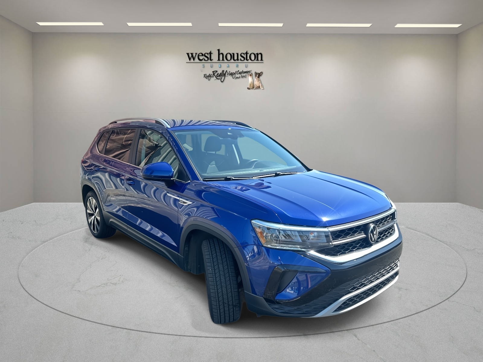 Certified 2024 Volkswagen Taos SE with VIN 3VVSX7B22RM081042 for sale in Houston, TX