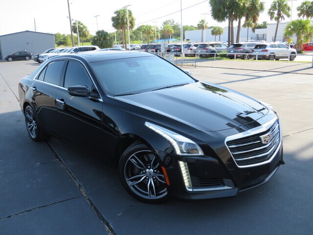 Used 2018 Cadillac CTS Sedan V-Sport with VIN 1G6AU5S81J0100086 for sale in Houston, TX