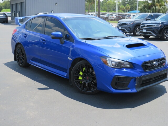 Used 2021 Subaru WRX STI Base with VIN JF1VA2E66M9812793 for sale in Houston, TX