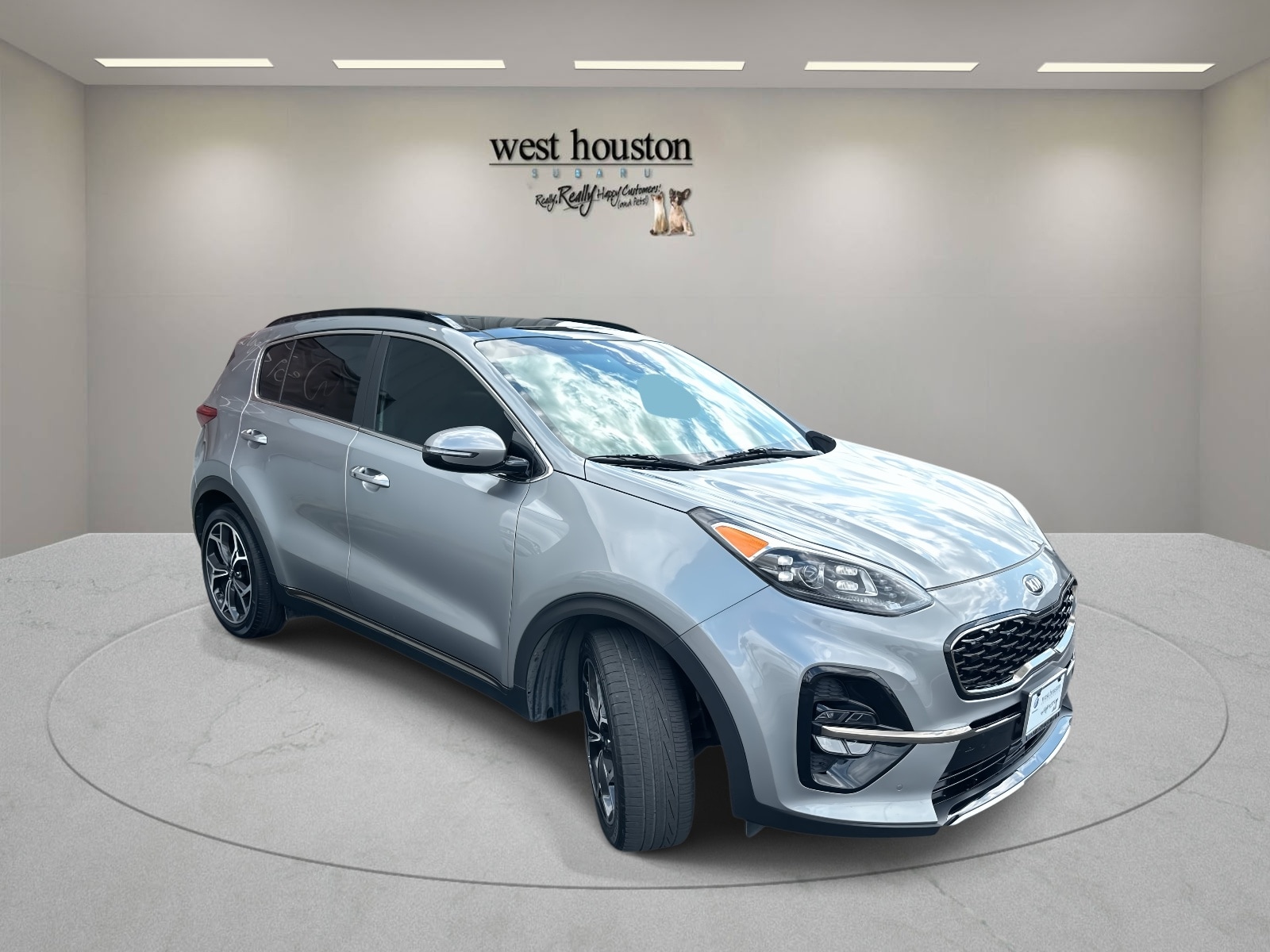 Used 2021 Kia Sportage SX Turbo with VIN KNDPR3A69M7928055 for sale in Houston, TX