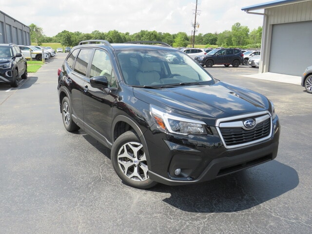 Used 2021 Subaru Forester Premium with VIN JF2SKAFC4MH557108 for sale in Houston, TX